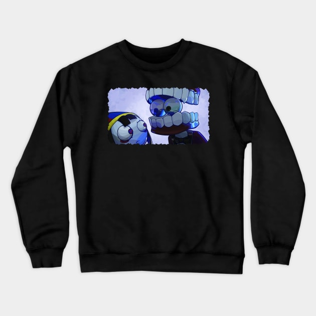 The Void - The Amazing Digital Circus Crewneck Sweatshirt by WhiteRabbitWeirdo